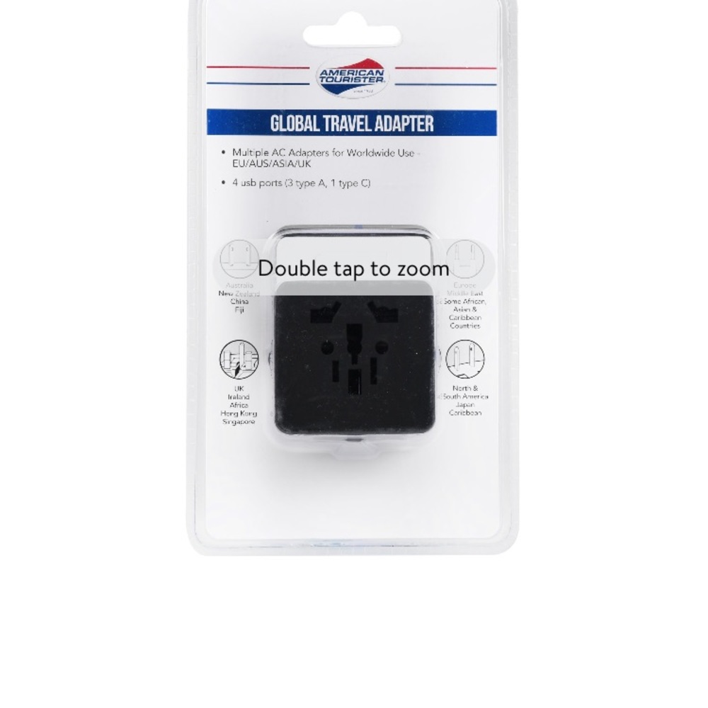 American Tourister Adapter with USB C